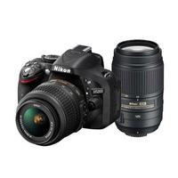 Nikon D5200 Digital SLR Camera Kit with 18-55mm VR and 55-300mm VR Lens