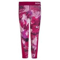 Nike Pro Cool AOP3 Tights - Girls - Vivid Pink/Sport Fuchsia/White
