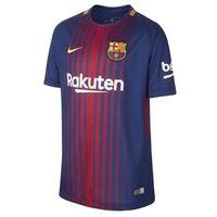 nike fc barcelona 201718 home short sleeve stadium jersey youth deep r ...