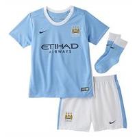 Nike Manchester City FC Home Kit 2015/16 - Infants - Field Blue/Football White/Obsidian
