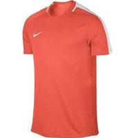 nike dry academy training short sleeve top boys turf orangewhite