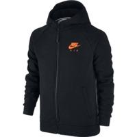 Nike Air Hoodie - Boys - Black/Carbon Heather/Total Orange