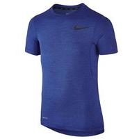 nike dri fit training tee boys game royalblack