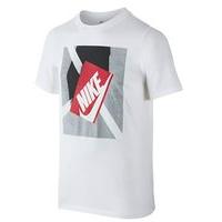 nike nsw shoe box short sleeve tee boys whitestealth