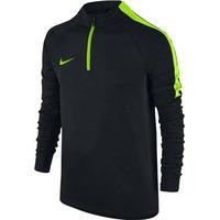 Nike Squad Half Zip Drill Top - Youth - Black/Electric Green