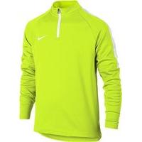 Nike Squad Half Zip Drill Top - Youth - Volt/White