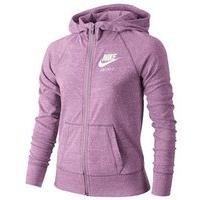 Nike NSW Vintage Full Zip Hoodie - Girls - Orchid/Sail