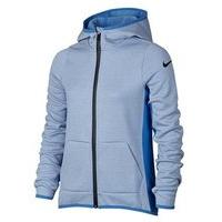 Nike Therma Training Full Zip Hoodie - Girls - Light Photo Blue/Black