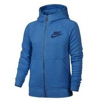 Nike Sportswear Modern Full Zip Hoodie - Girls - Photo Blue/Deep Royal Blue