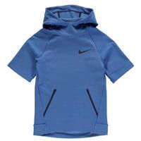 nike techy short sleeves hoody junior boys