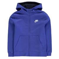 nike club full zip hoody junior boys