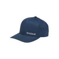 Nixon Lockup Snapback Cap - Navy