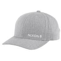 Nixon Lockup Snapback Cap - Heather Grey