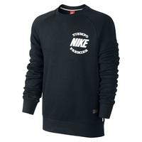 nike aw77 gf ls crew black