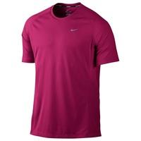 nike miler t shirt red