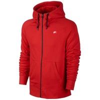 nike aw77 fz hoody red