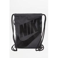 nike heritage grey gym sack backpack grey