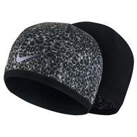 nike lotus running beanie womens blackdark greyreflective silver