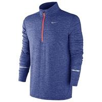 nike dri fit element half zip top royal blue