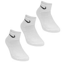 Nike 3 Pack Quarter Socks Junior