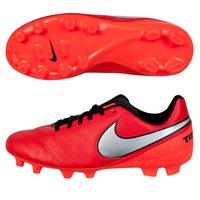 Nike Tiempo Legend VI Firm Ground Football Boots - Kids Red