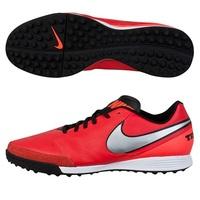 Nike Tiempo Genio II Leather Astroturf Trainers Red