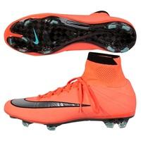 nike mercurial superfly firm ground football boots orange