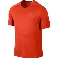 nike dri fit miler t shirt orange