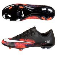 Nike Mercurial Vapor X CR7 Firm Ground Football Boots - Kids Black