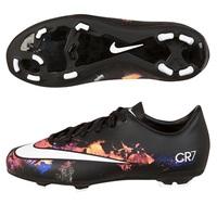 Nike Mercurial Victory V CR7 Firm Ground Football Boots - Kids Black