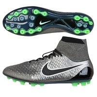 nike magista obra artificial grass football boots silver