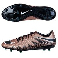 nike hypervenom phatal ii firm ground football boots copper