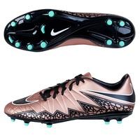 nike hypervenom phelon ii firm ground football boots copper