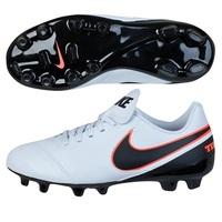 Nike Tiempo Legend VI Firm Ground Football Boots - Kids White