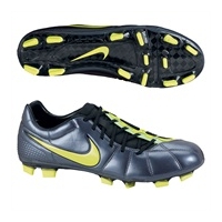 Nike T90 Laser III Elite Firm Ground Football Boots - Metallic Blue Dusk/ Volt/Black