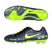 Nike T90 Laser III Firm Ground Football Boots - Metallic Blue Dusk/Volt/Black