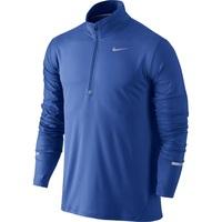 nike dri fit element half zip top royal blue