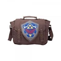 Nintendo Legend of Zelda Hylian Shield Brown Messenger Bag