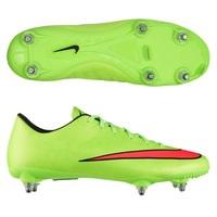 nike mercurial victory v soft ground football boot kids green
