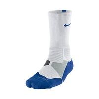 Nike Hyperelite Crew Basketball Socks - White/Royal