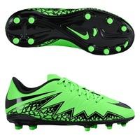 nike hypervenom phelon ii firm ground football boots kids lt green