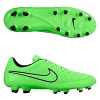 nike tiempo genio leather firm ground football boots lt green