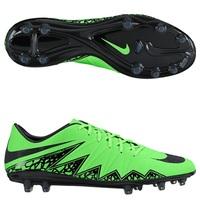 nike hypervenom phatal ii firm ground football boots lt green