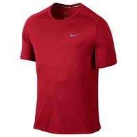 nike dri fit miler top red