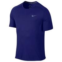 nike dri fit miler top royal blue