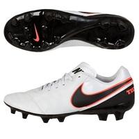 Nike Tiempo Mystic V Firm Ground Football Boots White