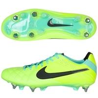 Nike Tiempo Legend Iv Soft Ground-Pro Football Boots - Volt/Black/Green Glow Lt Green