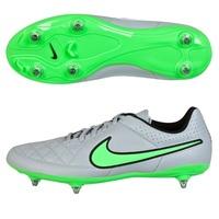 Nike Tiempo Genio Soft Ground Football Boots Lt Grey