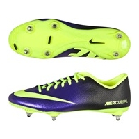 Nike Mercurial Victory Iv Soft Ground Football Boots - Electro Purple/Volt/Black Purple