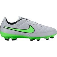 nike tiempo genio firm ground football boots kids lt grey